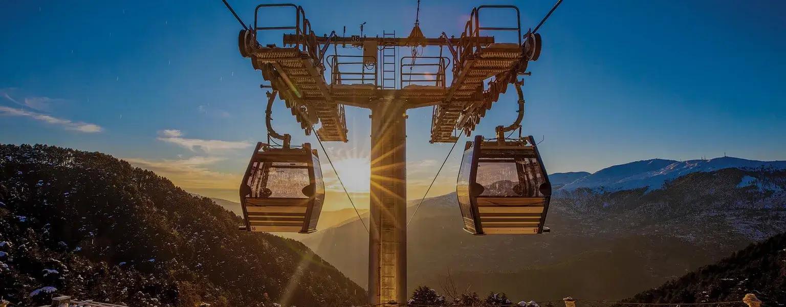 Scenic view of Gulmarg